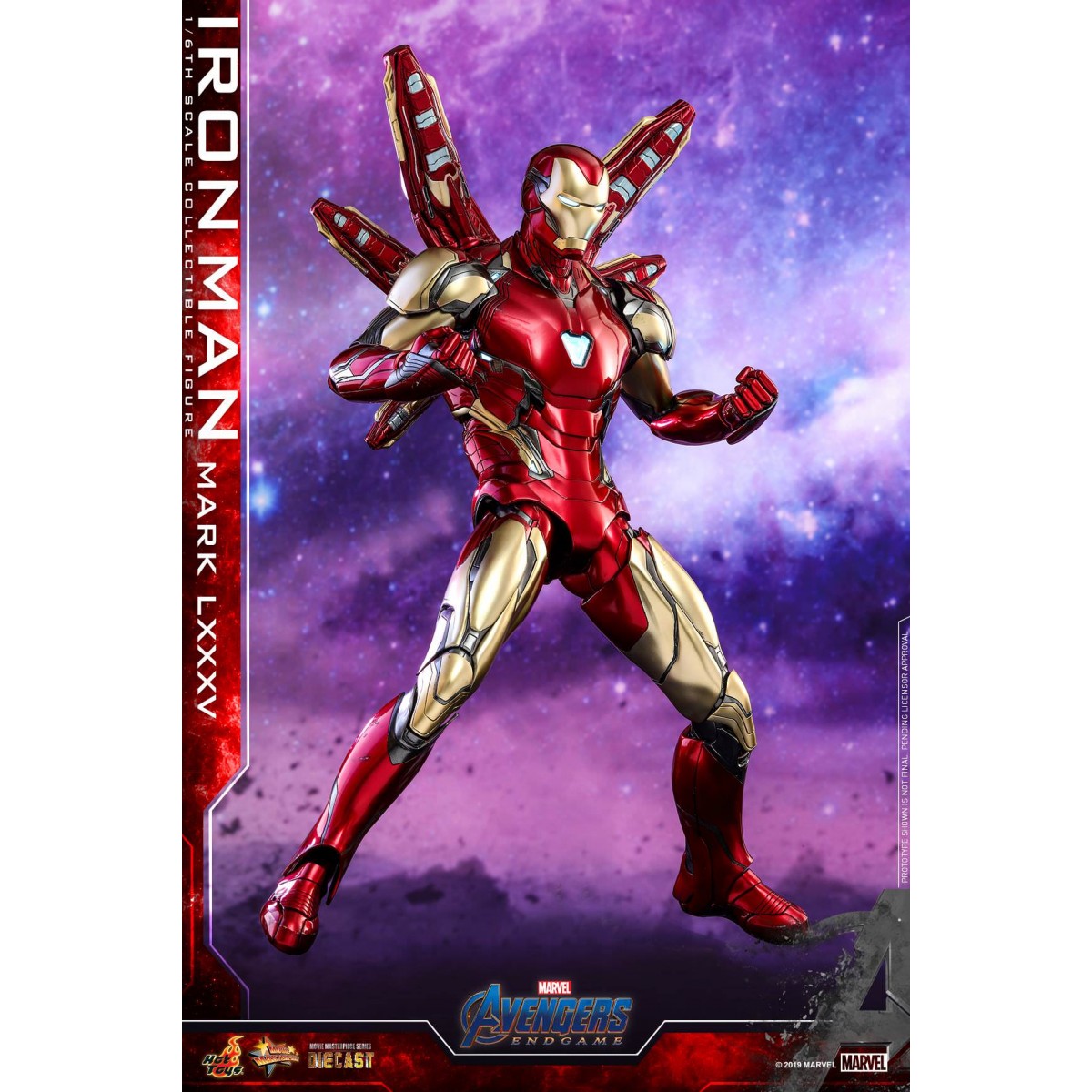 Hot Toys MMS 528 D30 Avengers : Endgame – Iron Man Mark LXXXV