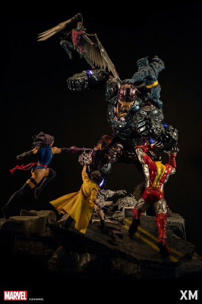 X-Men Vs Sentinel Diorama